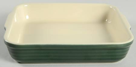 Le Potier Green (Olive) 9" Square Baker