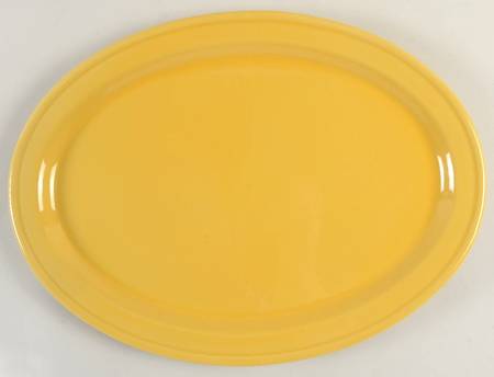 Citron Pastis (Yellow) 16" Oval Serving Platter
