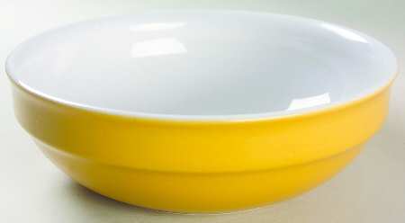 Citron Pastis (Yellow) 7" Individual Pasta Bowl