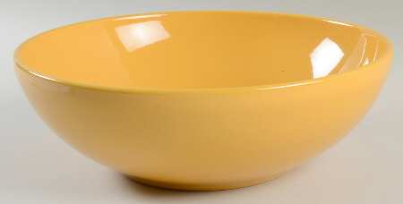Citron Pastis (Yellow) 11" Large Salad Serving Bowl