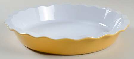 Citron Pastis (Yellow) 12" Pie Baking Plate