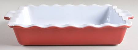 Cerise (Provencale Red) 13"  Rectangular Baker
