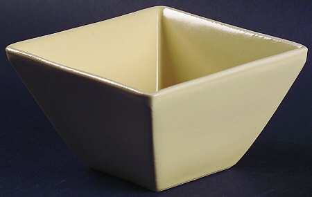Trilogy Cream Square Fruit/Dessert (Sauce) Bowl