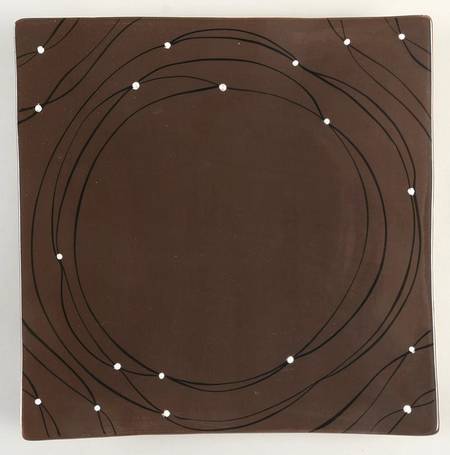 Jetson Square Dinner Plate