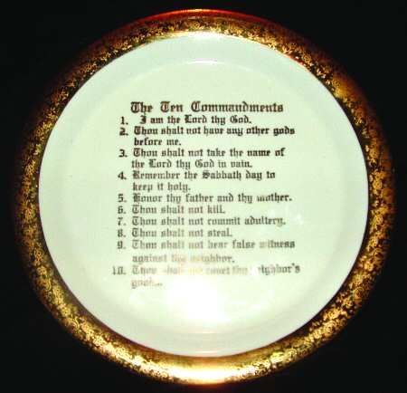 The Ten Commandments by Eastern China 