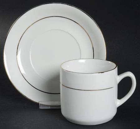 EED1 Flat Cup & Saucer Set
