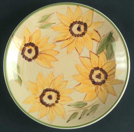 Sunflower Poise Salad/Dessert Plate