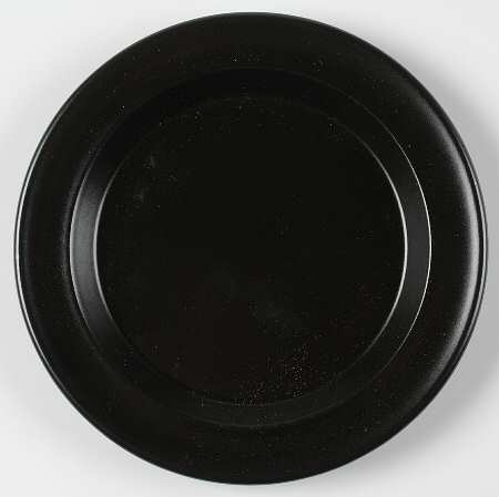 Black Salad/Dessert Plate