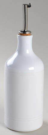 Blanc (White) Oil Cruet with Drizzle Spout