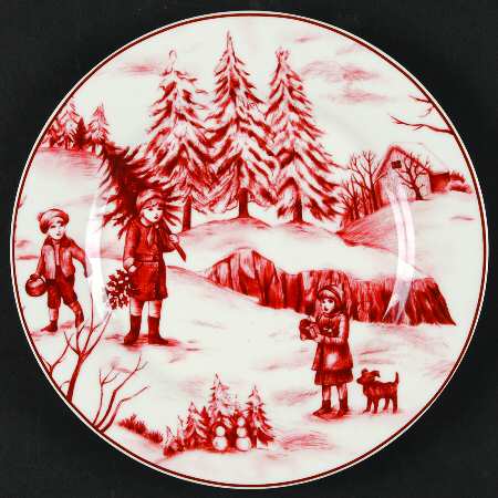 Christmas Magic Salad Plate
