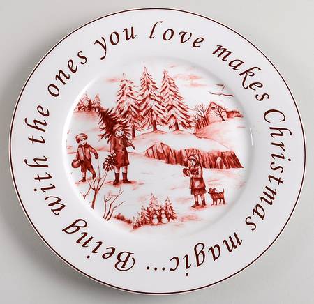 Christmas Magic Dinner Plate