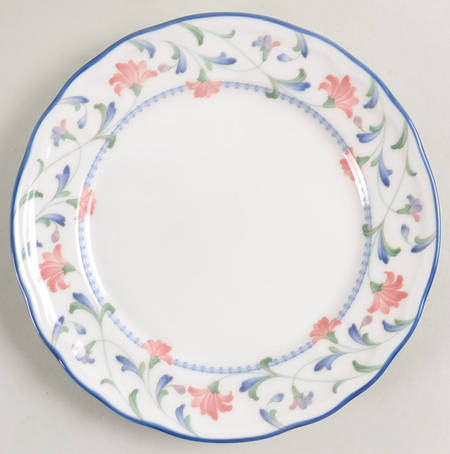 Indigo Garden Salad Plate