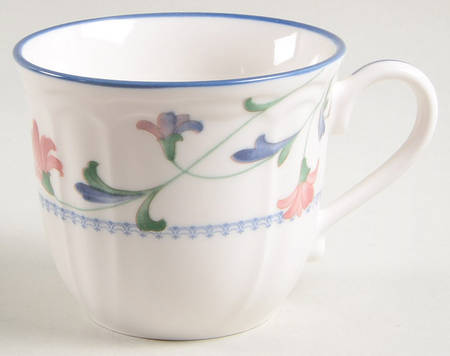 Indigo Garden Flat Cup