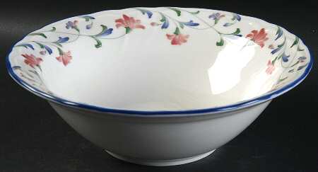 Indigo Garden 9" Round Vegetable Bowl