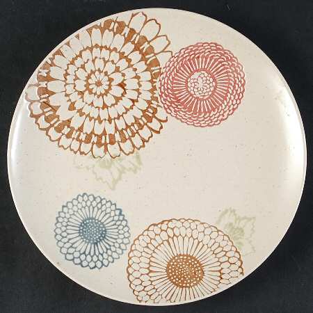 Floral Salad Plate
