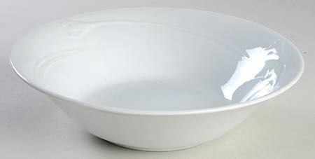 White Jasmine 9" Round Vegetable Bowl