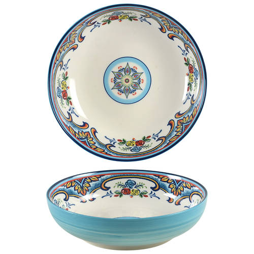 Zanzibar 8" Individual Pasta Bowl by Euro Ceramica