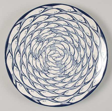 Sardine Run Salad Plate