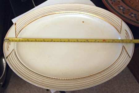 EAN42 15" Oval Serving Platter
