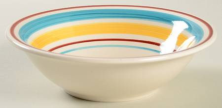 Manta Stripes Soup/Cereal Bowl by Essential Home