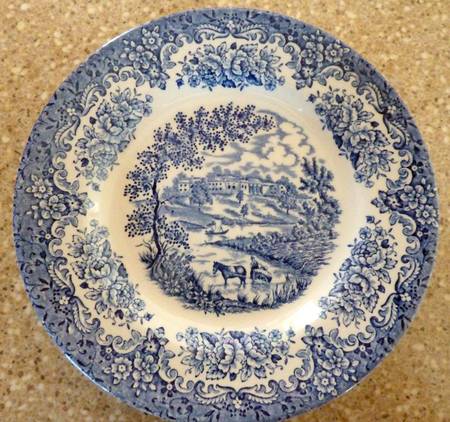 River Scenes-Blue by English Ironstone Tableware