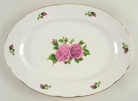 E3C6 14" Oval Serving Platter by Emerald Collection