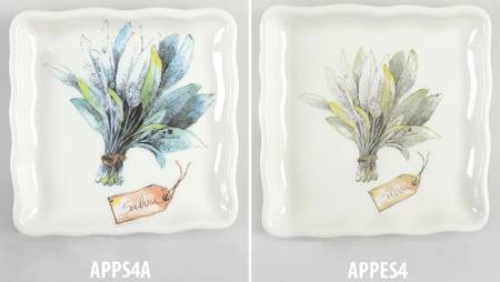 EFD3 Square Appetizer Plate