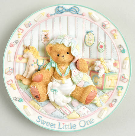 Cherished Teddies Baby Giftware Plate Wall