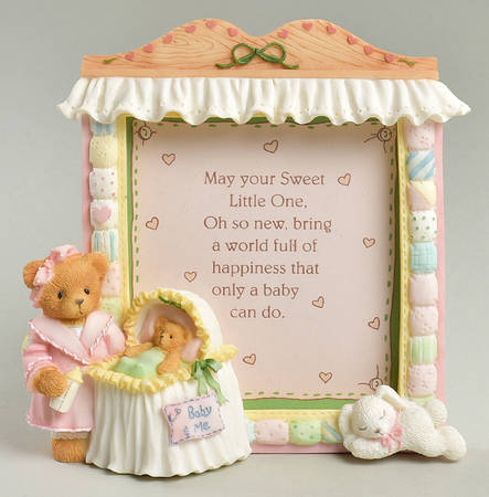 Cherished Teddies Baby Giftware Frame-Holds 3" X 3"