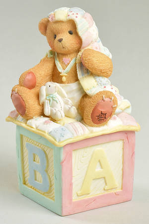 Cherished Teddies Baby Giftware Figural Box & Lid