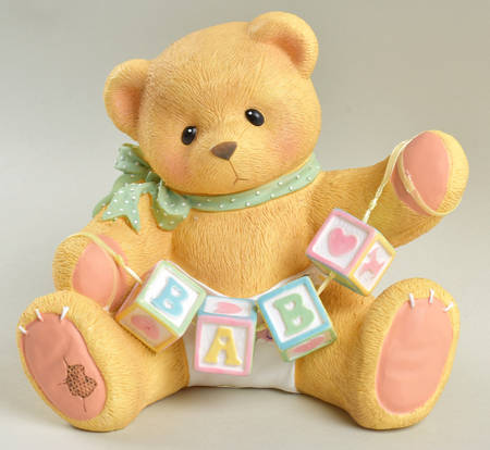 Cherished Teddies Baby Giftware Figural Bank