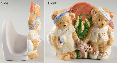 We Bear Thanks Figural Napkin Holder