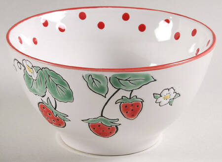 Strawberry Fields Soup/Cereal Bowl