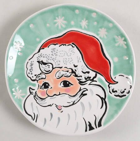 Sammy Santa Salad Plate