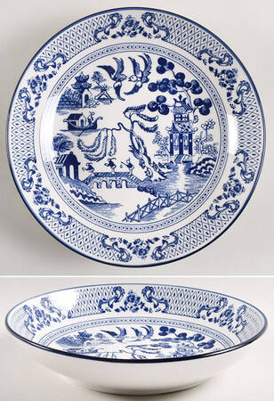 English Willow Individual Dinner Bowl