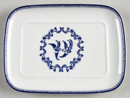 English Willow Rectangular Butter No Lid
