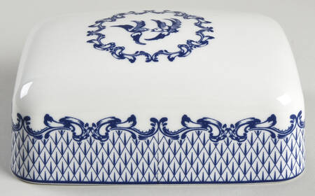 English Willow Lid for Rectangular Butter