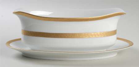 Agathon Gravy Boat with Attached Underplate