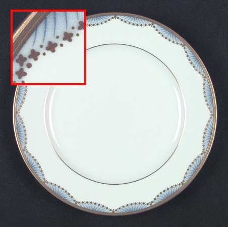 Coronation Blue Salad Plate
