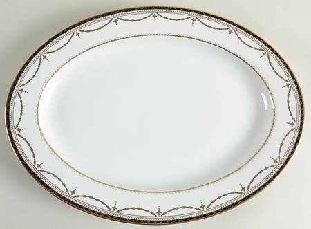 Grand Palais 14" Oval Serving Platter