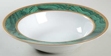 Imperial Court Malachite 10" Round Vegetable Bowl