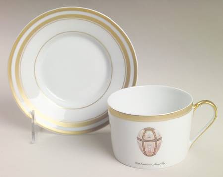 Imperial Egg Collection Flat Cup & Saucer Set