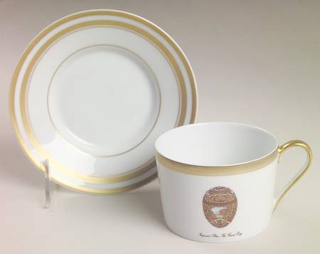 Imperial Egg Collection Flat Cup & Saucer Set