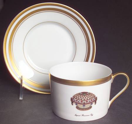 Imperial Egg Collection Flat Cup & Saucer Set