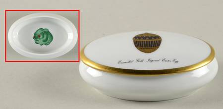 Imperial Egg Collection Oval Box & Lid by Faberge