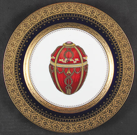 Imperial Heritage Cobalt Blue Dinner Plate