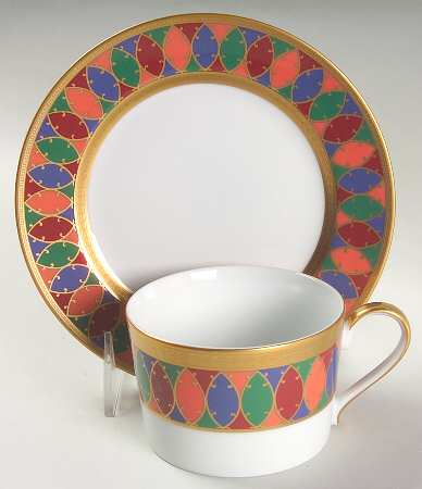 Karsavina Flat Cup & Saucer Set
