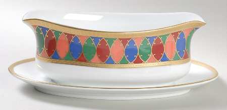 Karsavina Gravy Boat with Attached Underplate