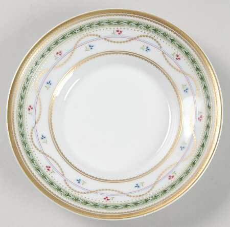 Luxembourg Green Saucer for Flat Cup