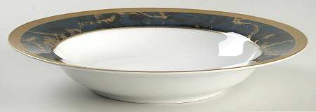 Pavilion Lapis Lazuli Large Rim Soup Bowl